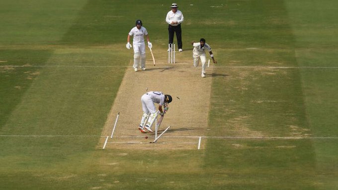 Bumrah's magic in yorking a batter