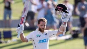 Williamson and the red stain of his bat