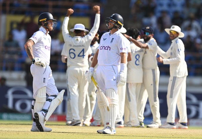 England goes down, India fly high