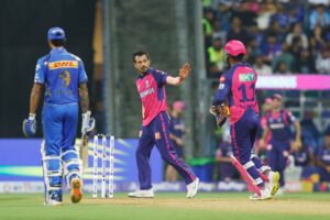 Chahal spins RR to strong position in middle overs