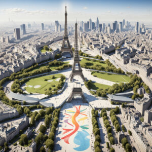 The picture has been taken from Playground ai Paris Olympics 2024 