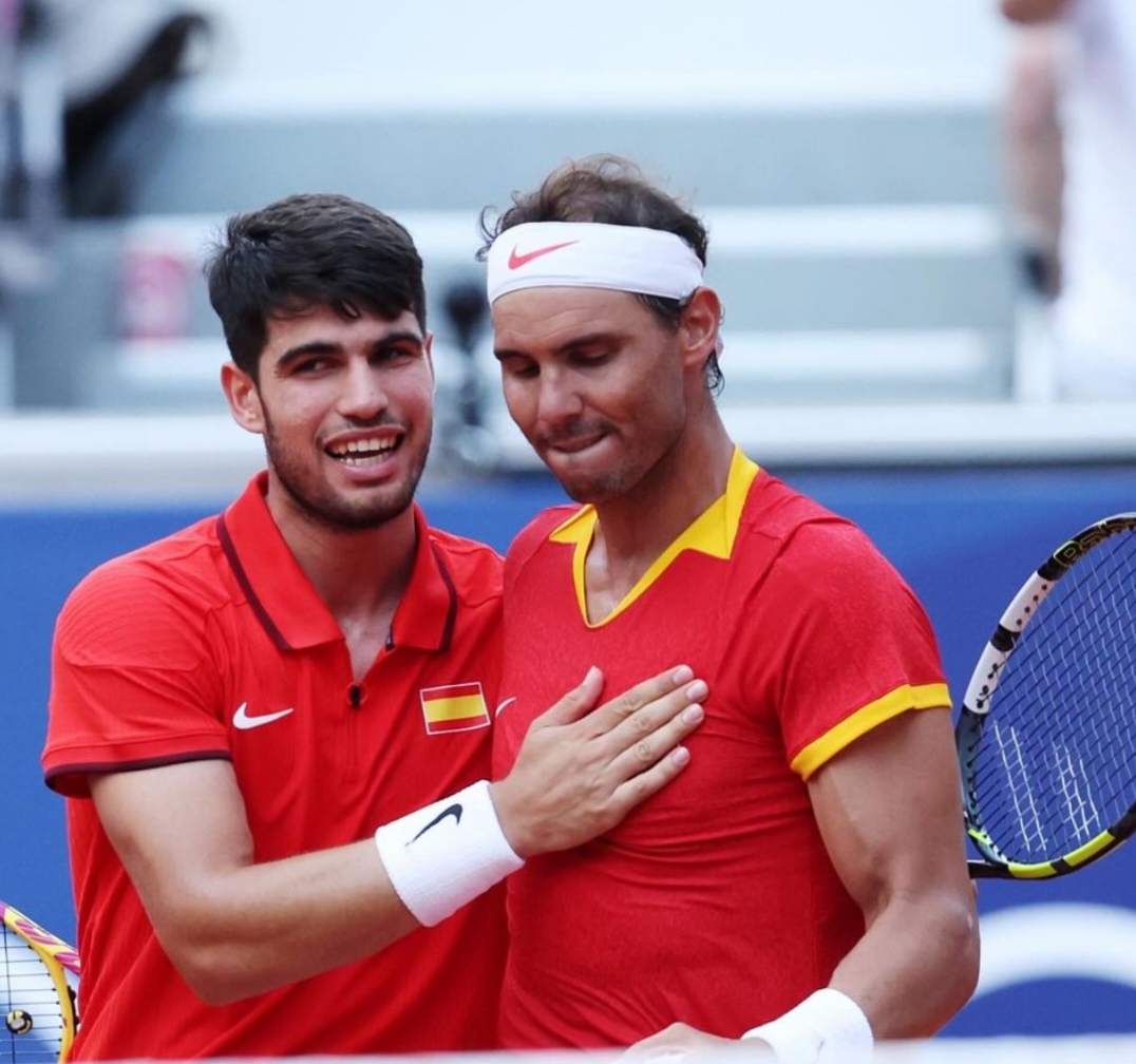 The picture has been taken from Rafael Nadal Instagram at Paris Olympics