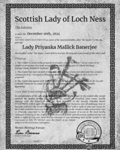 cottish Lady of Loch Ness by the Council of Scottish Clans Association, UK