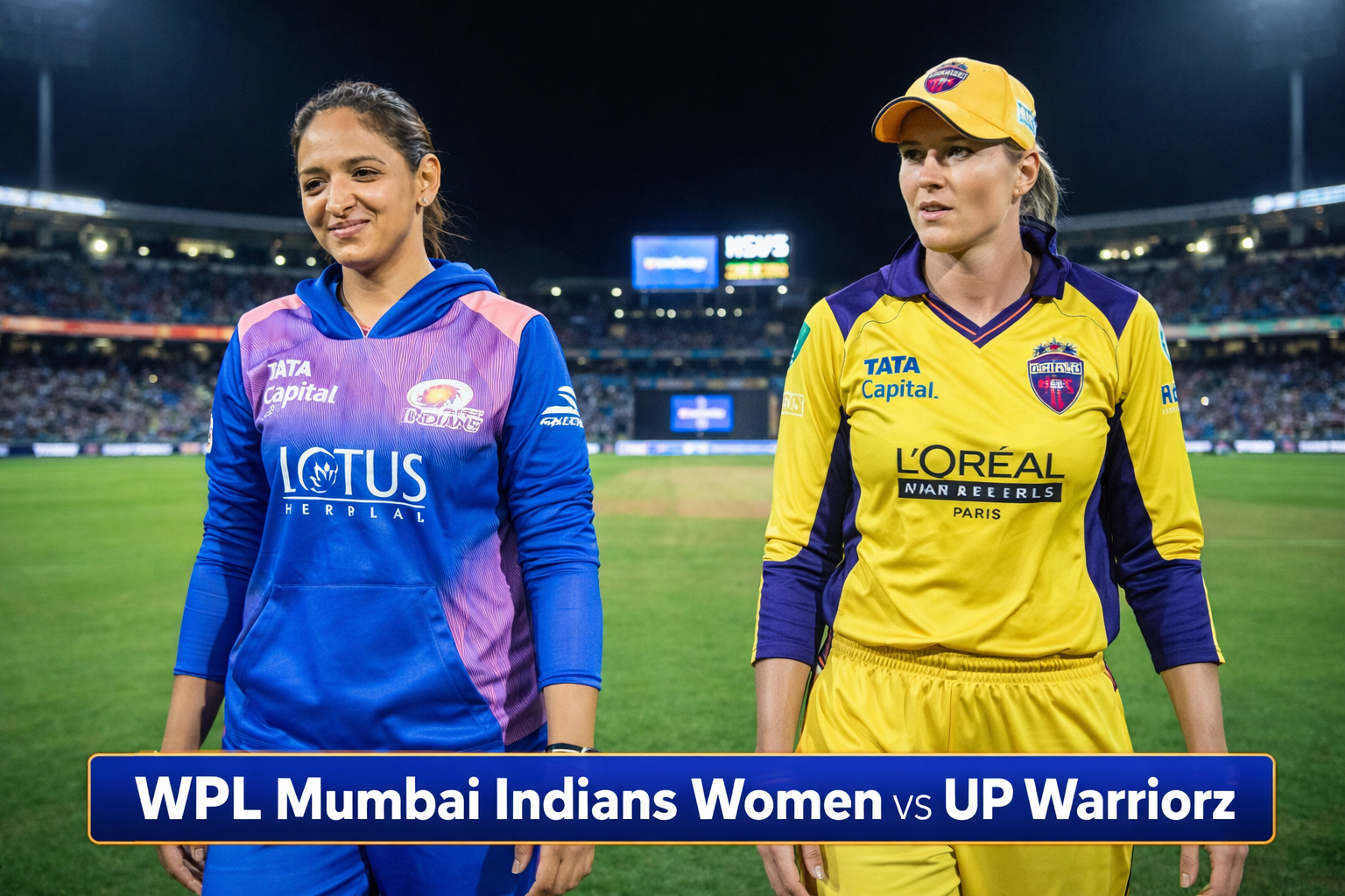 WPL 2026: MUMBAI INIDANS WOMEN VS UP WARRIORZ