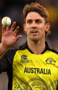 The picture has been taken from Offcial page of Mitchell marsh Test