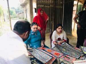 The picture has been given by Madhubani